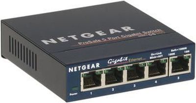 Netgear ProSafe 5-Port Gigabit Desktop Switch Metal (GS105GE)