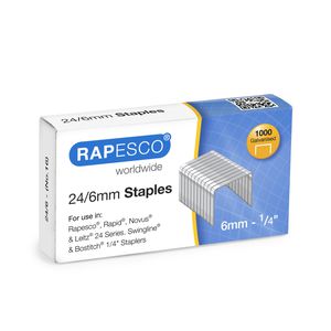 Sąsagėlės RAPESCO  24/6mm  (dėž. 1000 vnt)