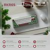 Royal Kludge R65 RGB Green sand wired mechanical keyboard | 600%, Brown switches, US