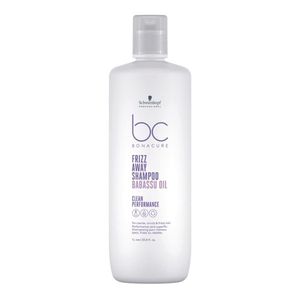 Schwarzkopf Professional BC Frizz Away Shampoo Glotninantis šampūnas nepaklusniems plaukams, 1000ml