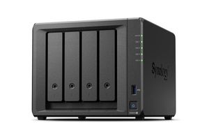 Diskų masyvas Synology 4-Bay DS923+ Up to 4 HDD/SSD Hot-Swap, Ryzen R1600, Processor frequency 2.6 GHz, 4GB, 2x1GbE, 2xUSB3.2, 1xeSATA