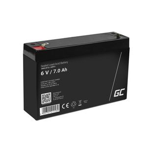 GREEN CELL Battery AGM 6V 7AH