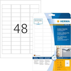 Herma Outdoor Adhesive Film 9535 45,7x21,2 10 sheets 480 pcs.