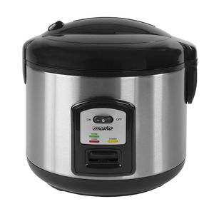 Ryžių virimo puodas Mesko Rice cooker MS 6411 1000 W, 1.5 L, Black/Stainless steel