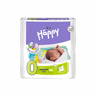 Happy Before Newborn sauskelnės naujagimiams iki 2 kg, N46