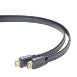 GEMBIRD CC-HDMI4F-1M HDMI male-male flat cable 1m black color