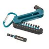 10 dalių sukimo antgalių rinkinys MAKITA E-12005 Impact Black,