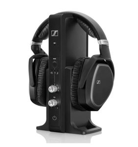 Ausinės Sennheiser Wireless Headphones RS 195 Over-ear, Wireless, Black