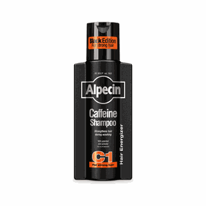 ALPECIN šampūnas su kofeinu nuo plaukų slinkimo BLACK EDITION 250 ml