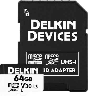 DELKIN TRAIL CAM HYPERSPEED MICROSDXC (V30) 64GB