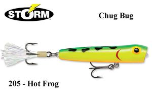 Vobleris Storm Rattlin Chug Bug 205 - Hot Frog 8 cm