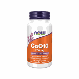 NOW 200 mg kapsulės CoQ10 N60