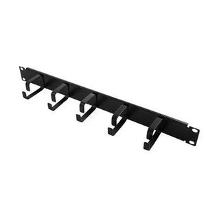 LOGILINK OR101B -19 Cable Management Bar 1U with 5 fixed metal brackets black