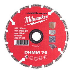 Universalus deimantinis diskas MILWAUKEE DHMM 76 76x10mm