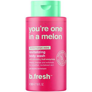 b.fresh You're One In A Melon Body Wash Švelniai odą šveičiantis kūno prausiklis, 473ml