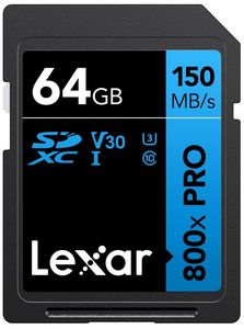 Atminties kortelė Lexar Memory Card Professional 800x PRO 64GB MicroSDXC Flash memory class UHS-I