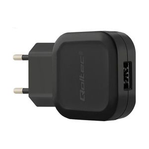 Qoltec 12W Network Charger | 5V | 2.4A | USB + USB cable typC