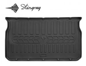 Guminis bagažinės kilimėlis PEUGEOT 208 2012-2019 (hatchback) black /6016091
