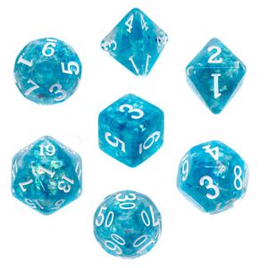REBEL RPG dice set - Dense core - Marine  (white numbers)
