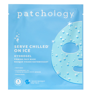 Patchology Serve Chilled™ On Ice Firming Face Mask Stangrinamoji hidrogelinė veido kaukė, 1vnt