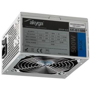 AKYGA AK-B1-500 Basic ATX Power Supply 500W Fan12cm P4 3xSATA PCI-E