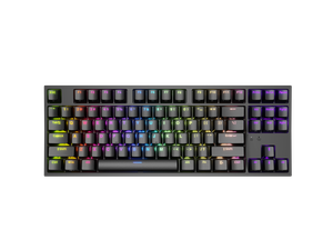 Klaviatūra Genesis Mechanical Gaming Keyboard THOR 404 TKL RGB Black Mechanical Gaming Keyboard Wired US USB Type-A 1005 g Kailh Box Brown V2