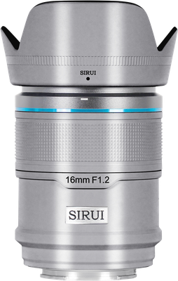 Sirui Sniper Lens APS-C AF 16mm F1.2 X-Mount Silver