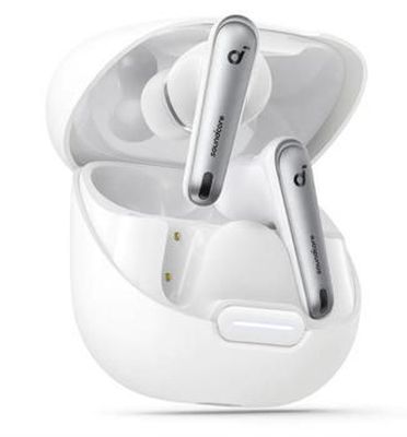 Soundcore Liberty 4 NC White - True Wireless Stereo (TWS) ausinės į ausis, baltos spalvos