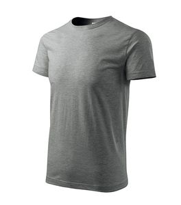 Vyriški Marškinėliai MALFINI Basic, Dark Gray Melange 160g/m2