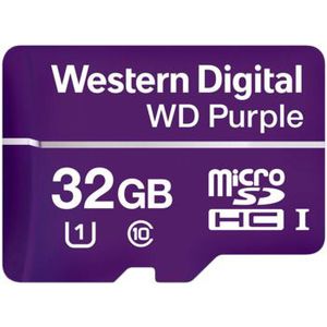 WD Purple 32GB Surveillance microSD HC - Class 10 UHS 1