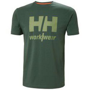 Marškinėliai HELLY HANSEN Logo T-Shirt, žali 2XL