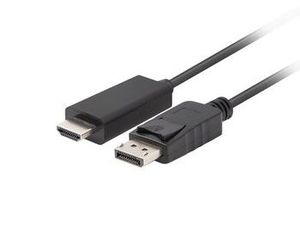 LANBERG Cable DisplayPort M v1.1->HDMI M 5m black