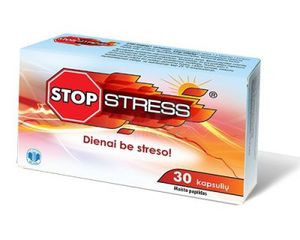 Maisto papildas STOP STRESS nuo streso su valerijono šaknimi N30