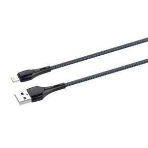LDNIO LS521, 1m USB - Lightning Cable (Grey-Blue)