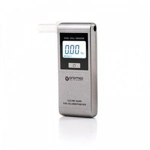 Electrochemical breathalyzer silver