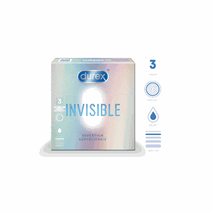 DUREX Invisible Extra Sensitive prezervatyvai N3