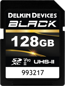 DELKIN SD BLACK RUGGED UHS-II (V90) R300/W250 128GB (NEW)