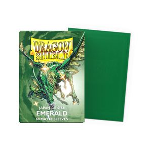 Dragon Shield Japanese Matte - Emerald (60 Pcs)