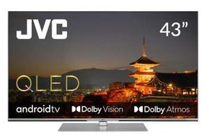 TV Set|JVC|43"|4K/Smart|QLED|3840x2160|Android TV|LT-43VAQ830P