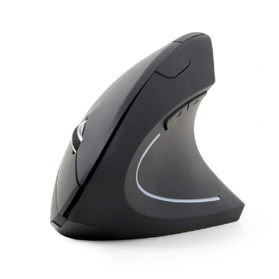 Belaidė pelė Gembird MUSW-ERGO-01 2.4GHz Wireless Optical Mouse, USB, Wireless connection, Black