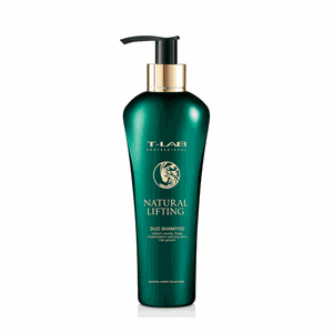 T-LAB Professional natūraliai plaukus nuo šaknų pakeliantis šampūnas NATURAL LIFTING DUO SHAMPOO 300 ml
