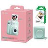 Momentinis fotoaparatas instax mini 12 MINT GREEN+instax mini glossy (10pl)+originalus dėklas