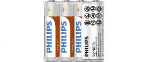 Philips Battery R03 AAA LONGLIF E 4szt.