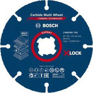 Pjovimo diskas medienai BOSCH Expert Carbide Multi Wheel X-Lock 125mm