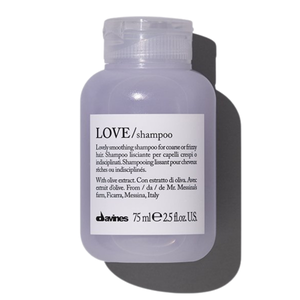 Davines LOVE Smoothing šampūnas tiesiems plaukams, 75 ml