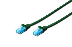 DIGITUS CAT 5e U-UTP patch cable PVC AWG 26 7 length 3 m color green
