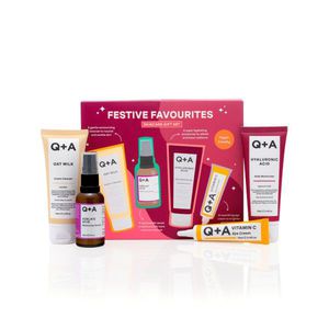 Q+A Festive Favourites Skincare Gift Set Odos priežiūros priemonių rinkinys, 1vnt