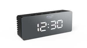 Žadintuvas Adler Alarm Clock AD 1189B Black
