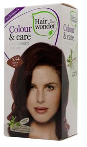 HAIRWONDER Colour&Care ilgalaikiai plaukų dažai be amoniako spalva henna raudona 5.64