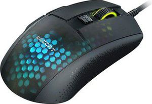 ROCCAT Burst Pro Black Wired Gaming Optical Mouse with 6 buttons | Multi color Lightning | 16000 DPI